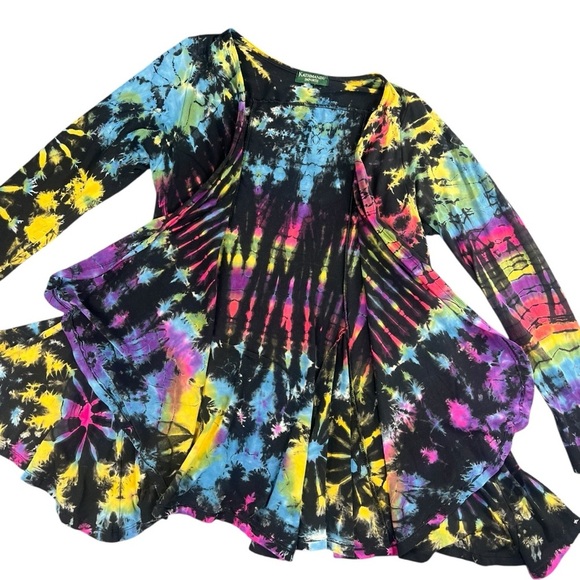 Kathmandu Imports Hippie Women’s Oversized Tie Dye Cardigan In Size M/L - Picture 4 of 6